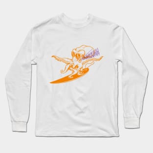 Eight Arm Surfer Long Sleeve T-Shirt